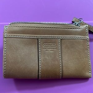 Coach leather card holder/small wallet